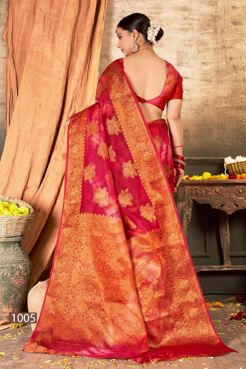 Saroj Kashish Soft Khadi Organza Saree Catalog